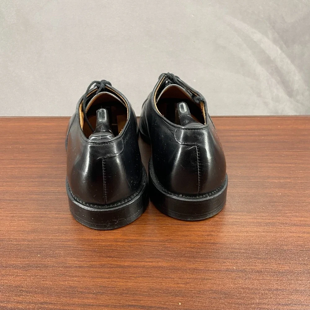 Allen Edmonds Park Avenue 5615 Mens US 10 D Dress Shoes Black Leather Oxford